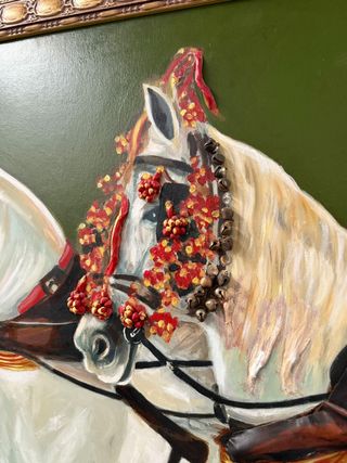 Figura 2 cavalli bianchi attaccati