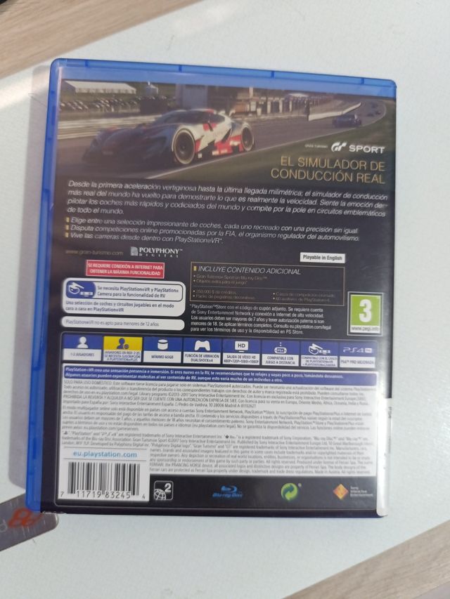 Gran Turismo Sport PS4 - Juego PSVR