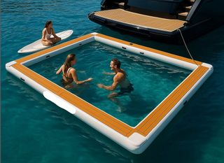 Piscina para Barco CON RED ANTI MEDUSA!!!