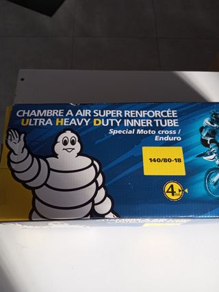 Cámara Michelin 140/80-18 Motocross super reforzad