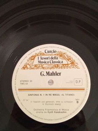 Mahler Sinfonia n.1 LP Vinile