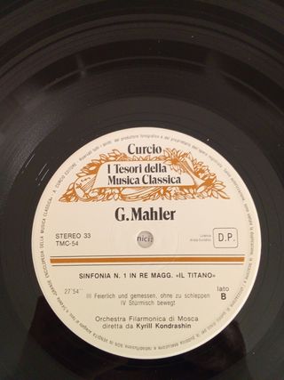 Mahler Sinfonia n.1 LP Vinile