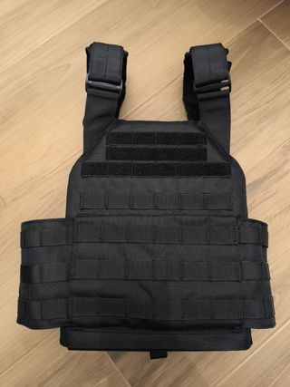 Chaleco táctico negro nuevo
