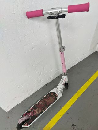 Patinete Oxelo niña rosa-blanco