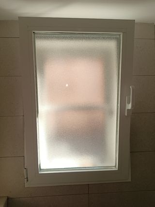 6 Ventanas aluminio blanco ,puente térmico  abatib