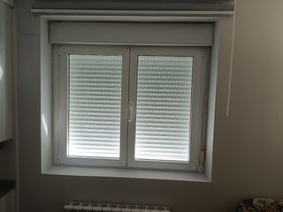 6 Ventanas aluminio blanco ,puente térmico  abatib