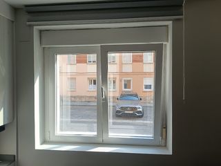 6 Ventanas aluminio blanco ,puente térmico  abatib