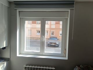 6 Ventanas aluminio blanco ,puente térmico  abatib