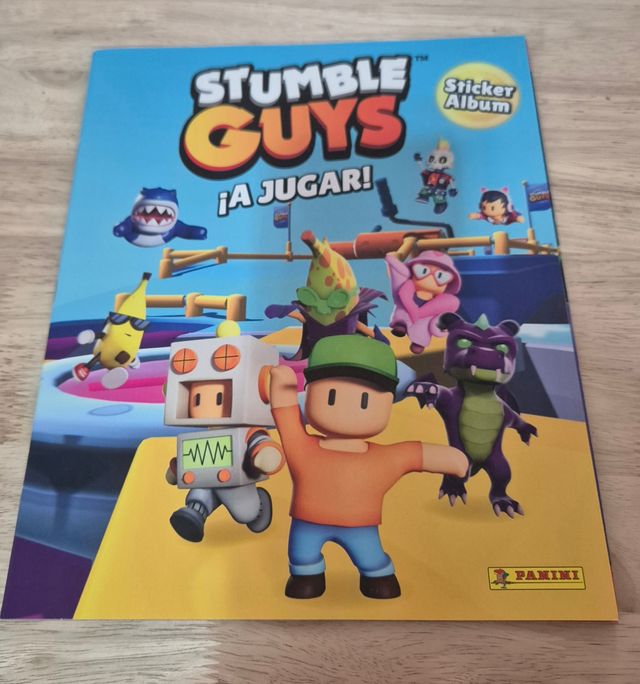 Álbum Stumble Guys ¡A jugar! + 62 cromos