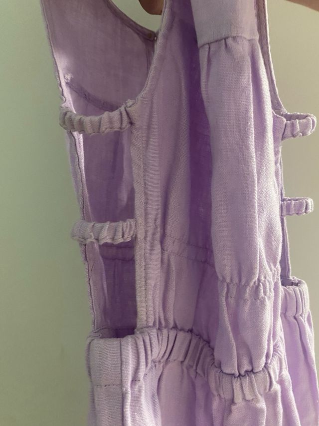 Mono niña largo morado