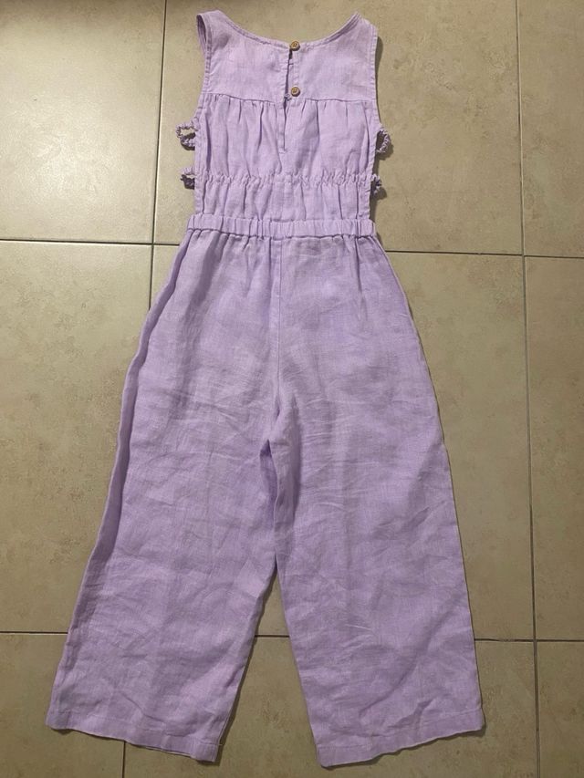 Mono niña largo morado