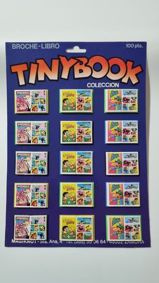 Tinybook Broches - 15 Pins Coleccionables Chapas