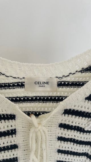 Top Cropped Celine Listrado