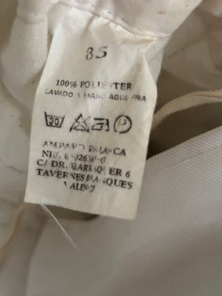 Cancan fallera blanco