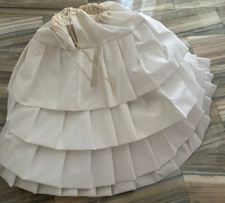Cancan fallera blanco