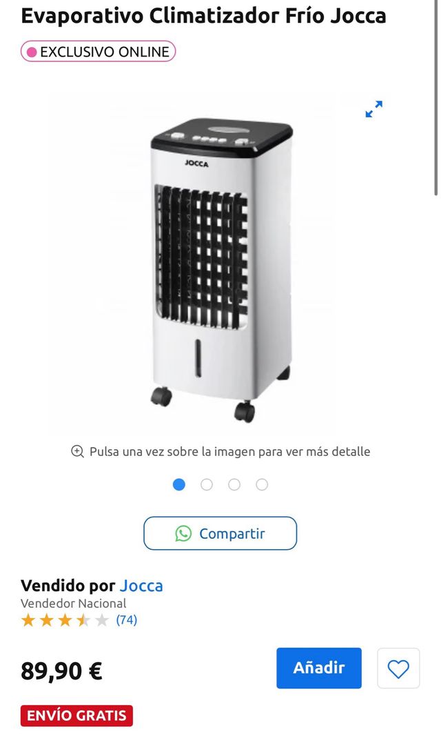 Ventilador/AC Jocca