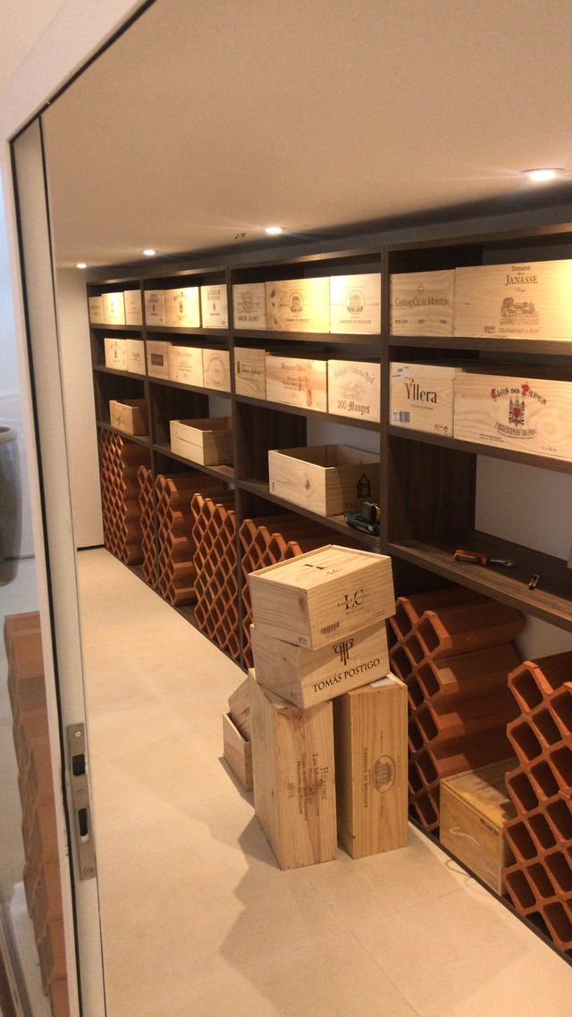 Pannelli scatole vino decorazione cantine ristorante