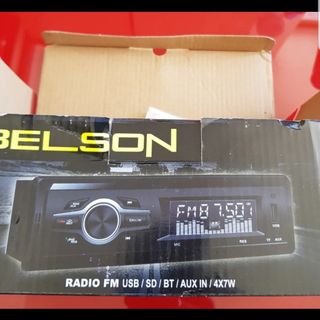Radio Coche BELSON FM USB SD BT AUX 4x7W
