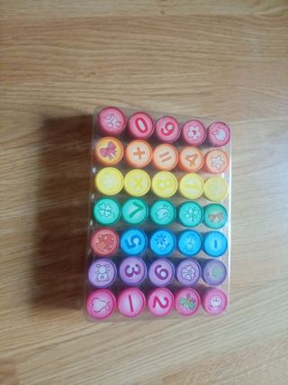 Sellos números y símbolos