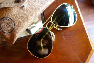 Ray Ban Aviator - Gafas Vintage Doradas