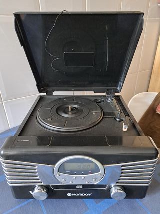 Radio CD Homday con Tocadiscos