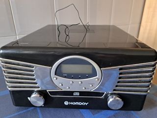 Radio CD Homday con Tocadiscos