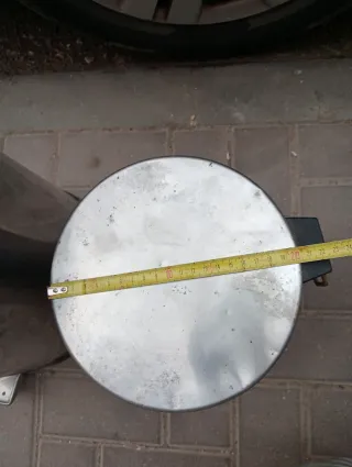 2 Cubos Basura Metal Inoxidable