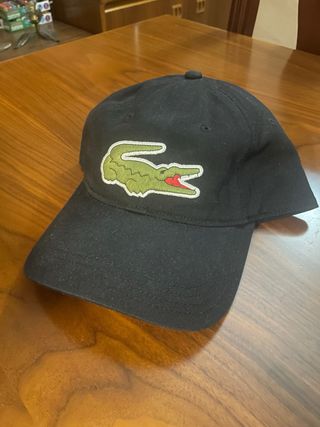 Gorra Lacoste negra - Talla única

