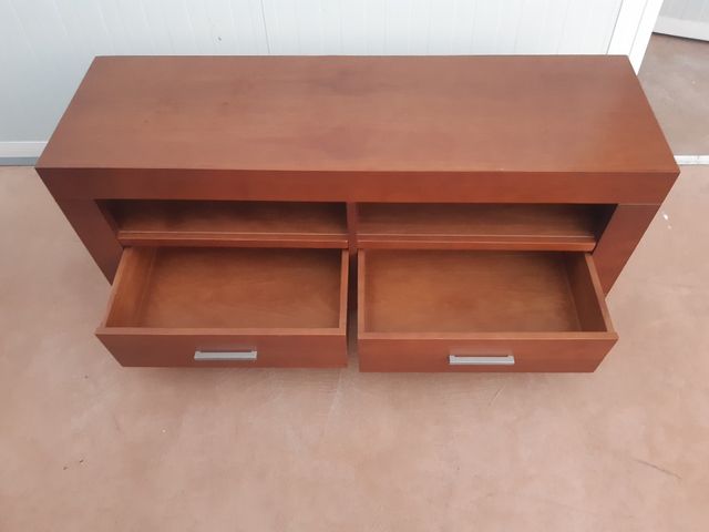 Mueble TV madera marrón