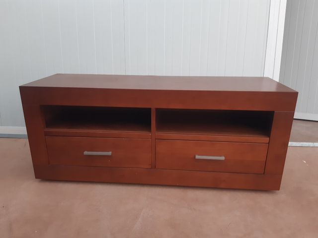 Mueble TV madera marrón