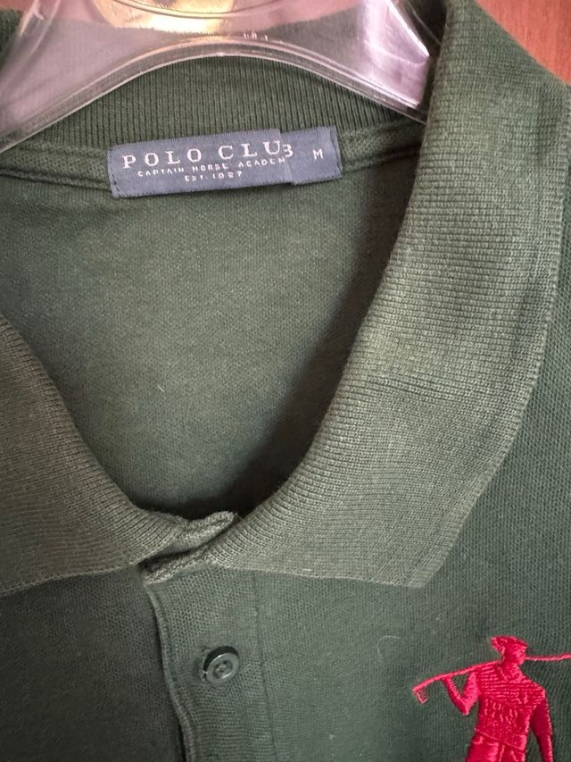 Polo Club Uomo Verde Oliva Tg.M