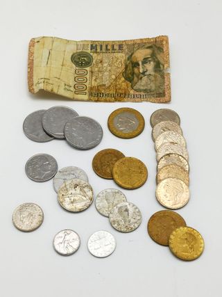 Monete e banconote Lire italiane