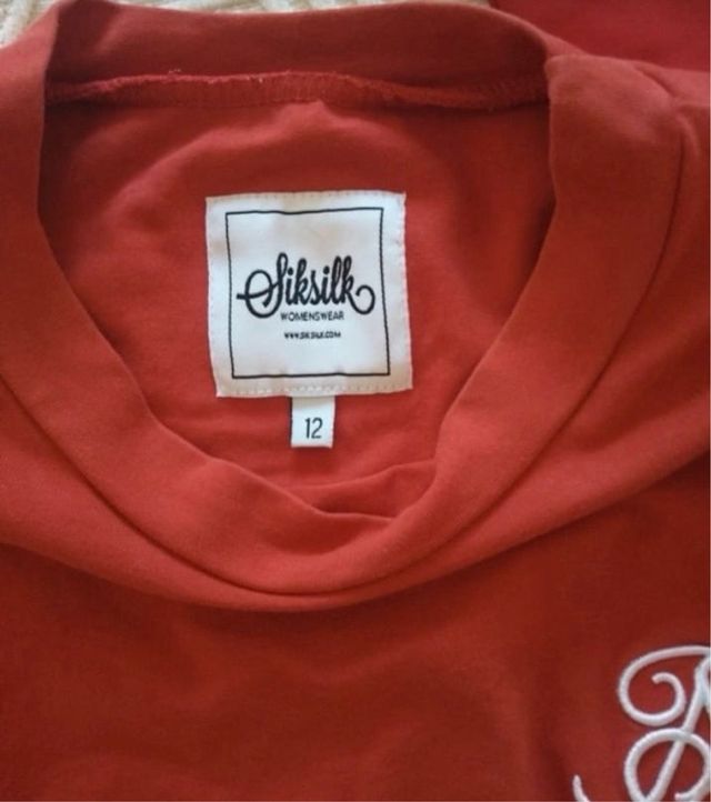 Conjunto Siksilk rojo talla L