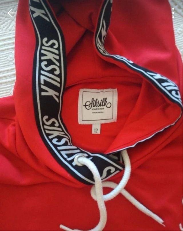 Conjunto Siksilk rojo talla L