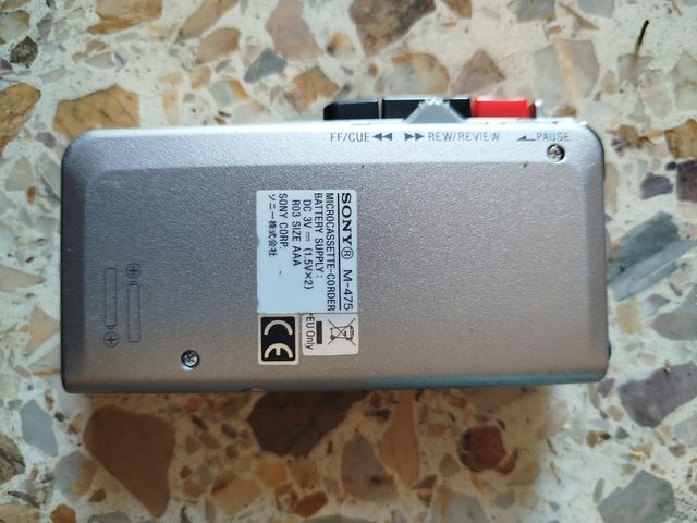 Grabadora Microcassette SONY