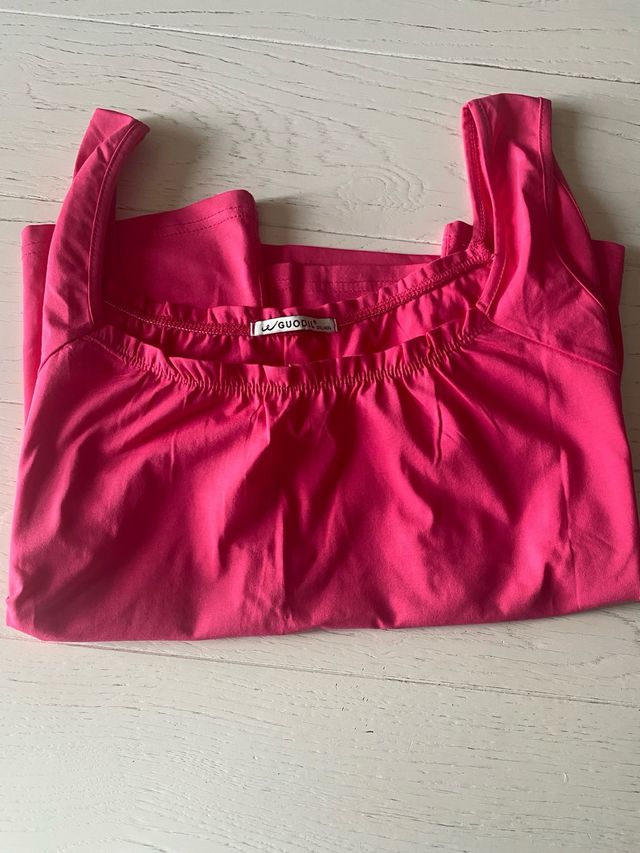 Top estivo GUODIL rosa XXXL