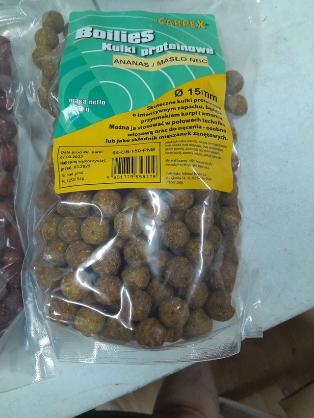 Boilies pesca 15mm - 4 sabores