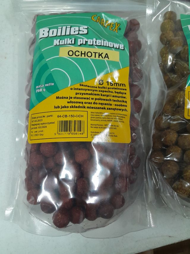Boilies pesca 15mm - 4 sabores