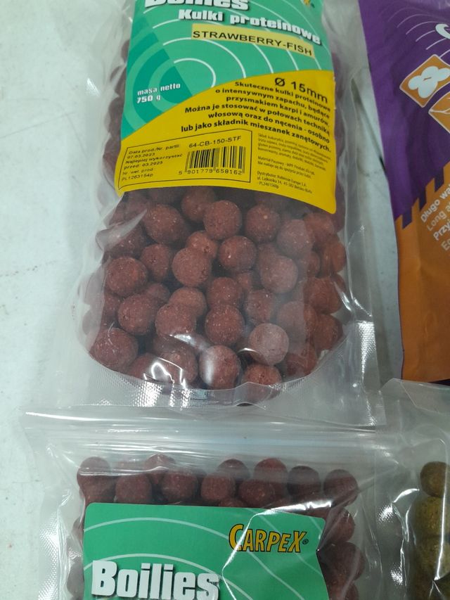 Boilies pesca 15mm - 4 sabores