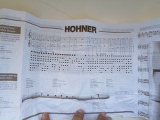 Flauta dulce Hohner soprano C con funda y guía