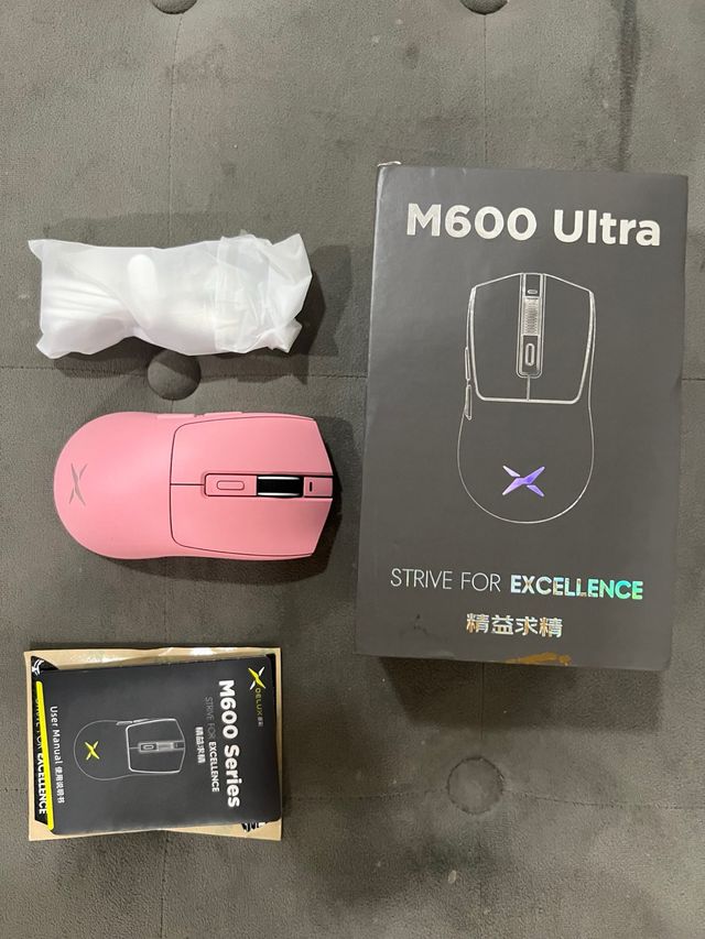 Ratón gaming Xtrfy M600 Ultra rosa