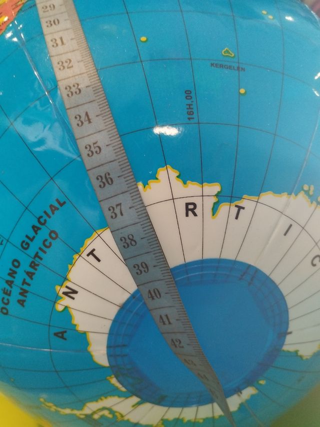 Globo terráqueo inflable