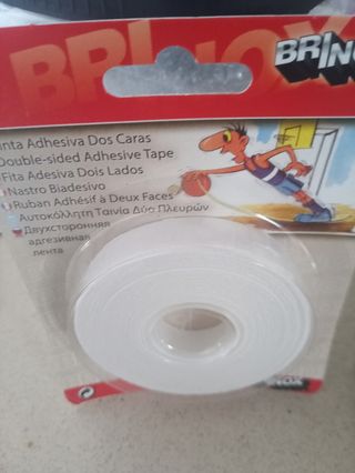 Cinta Adhesiva Doble Cara, 2 unidades