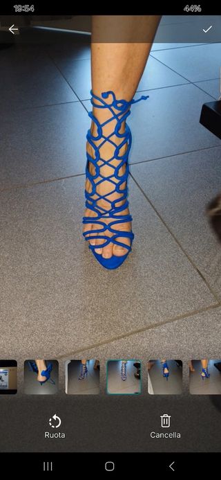 Sandali Zara blu, come nuovi n.38