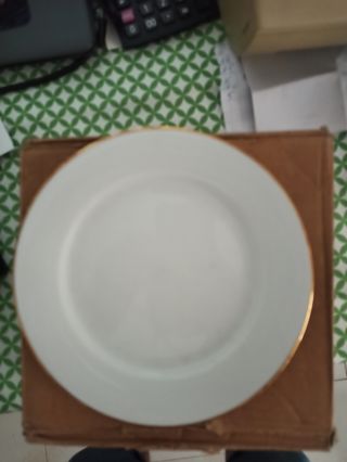 6 Piatti Frutta Bavaria Oro