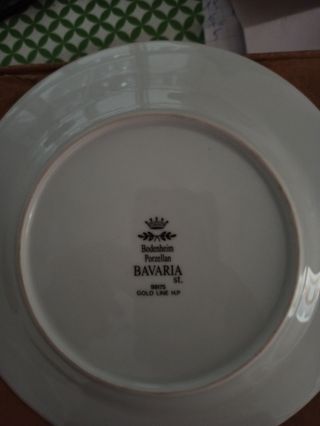 6 Piatti Frutta Bavaria Oro