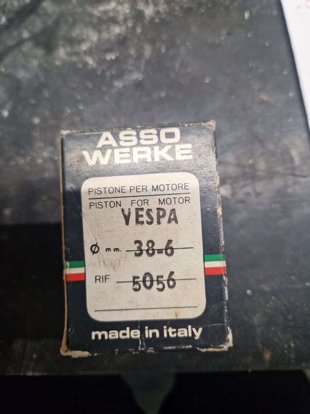 Pistón Vespa Asso Werke 38.6mm