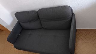 Sofá 2 plazas gris - Como nuevo