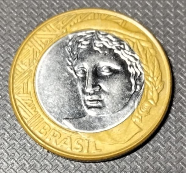 Moneta 1 Real Brasile 2003