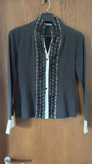 Camicia Naracamice Grigio-Bianco Tg.I